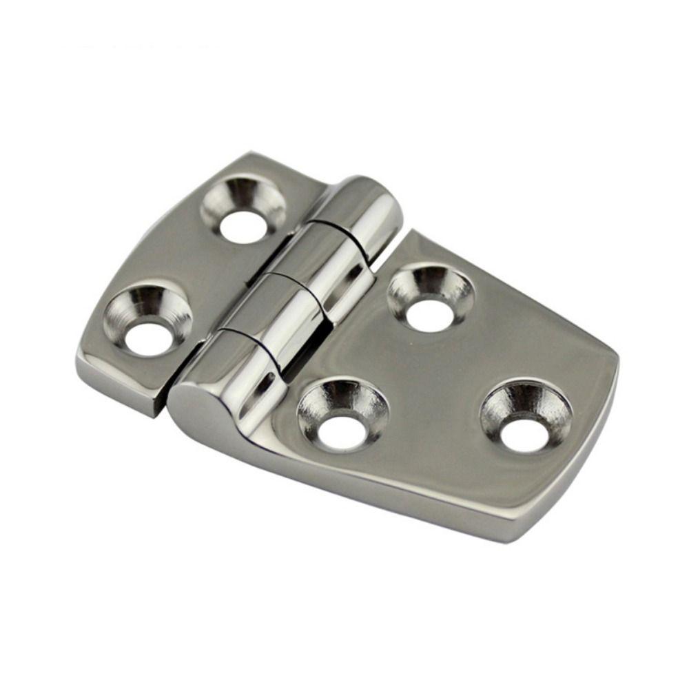 2pcs Stainless Steel Boat Hinge 280 Degree Rotation Short Side Door Hinge  Wooden Box