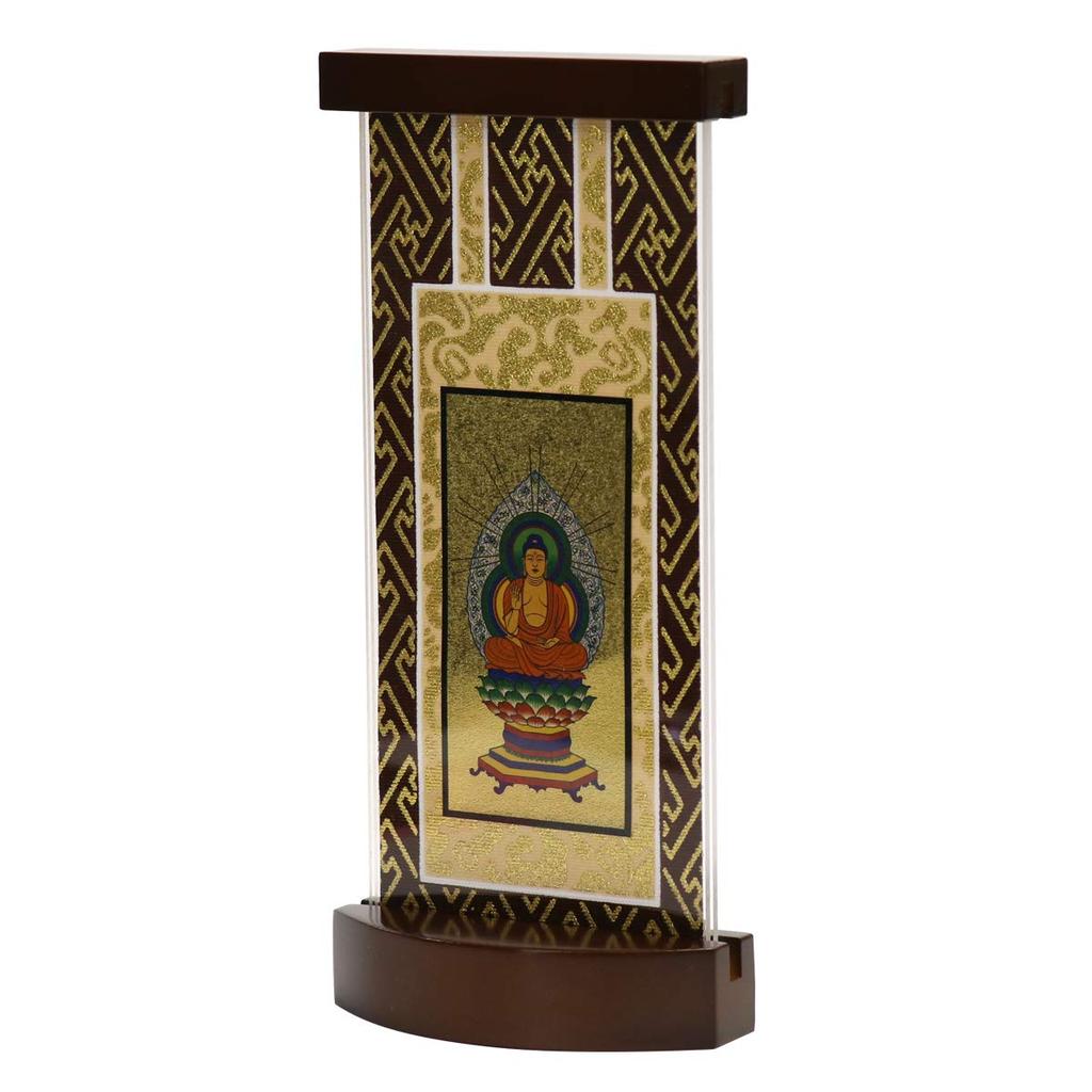 Tiara [Small] Brown, Standing Hanging Scroll, Modern Hanging Scroll Stand, Height 20cm, Principal Image, Soto, Zen, and Rinzai Sects, Myoshinji School