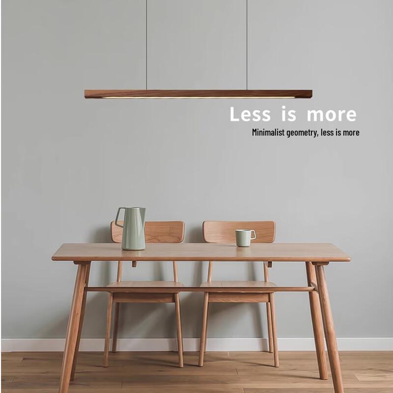 UOSU Nordic Solid Wood Linear Chandelier