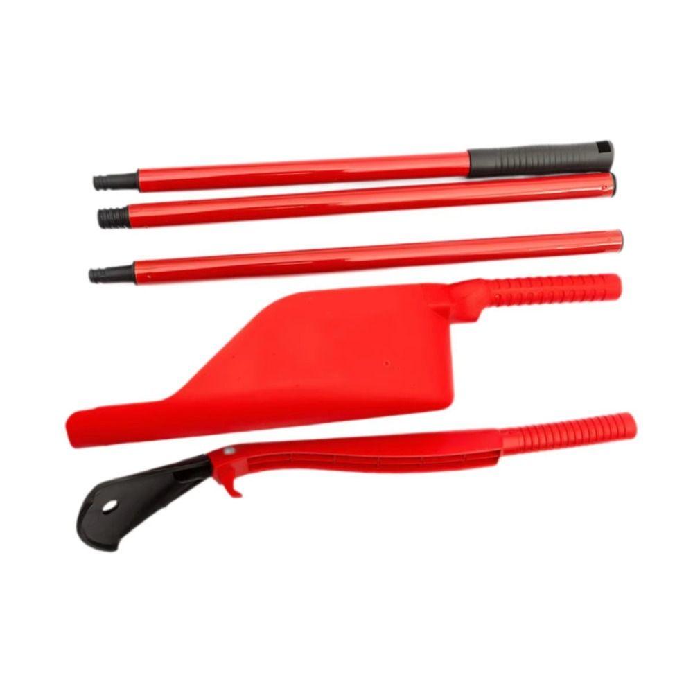 5pcs Plastic Handle Retractable Drain Gutter Scoop Easy To Use Extendable Drain Cleaning Kit Portable Sturdy