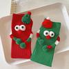 Christmas Cartoon Socks Men Women Stretchy Funny Socks Magnetic Suction 3D Doll Couple Socks for Winter Gift Christmas Parties