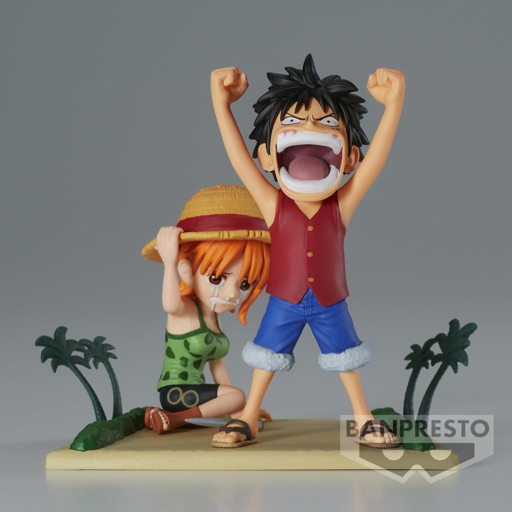 One Piece World Collectible Figure Log Stories Luffy Nami Banpresto One Piece Log Story Luffy Nami Bandai Spirits World Collection Figure & &