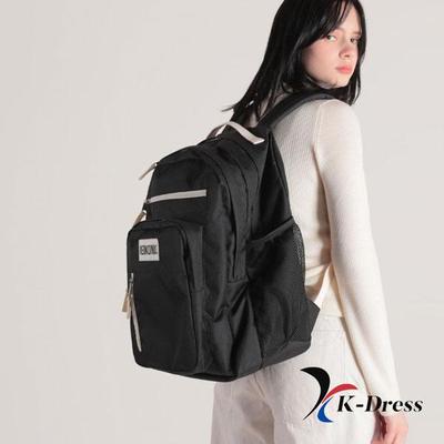 NEIKIDNIS Black Daily Unisex Travel Backpack for Students, Laptop Bag for Professionals