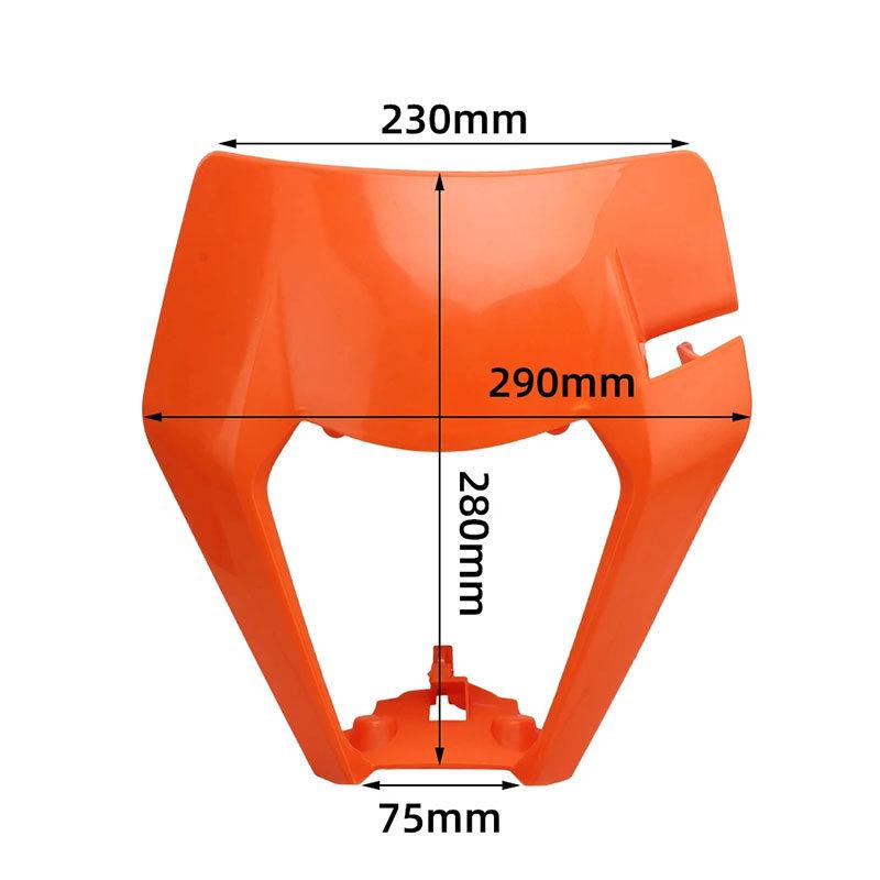 KTM EXC/SX 125/250/300 Front Headlight Cover - Anti-Scratch & Anti-Collision Protective Lamp Shell