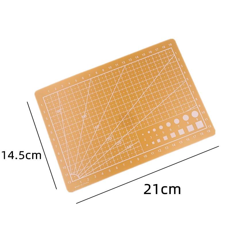 A3/A4/A5 DIY Grid Line Tool Pvc Rectangular Cutting Mat Plastic Patchwork Cut Pad Sewing Supplie