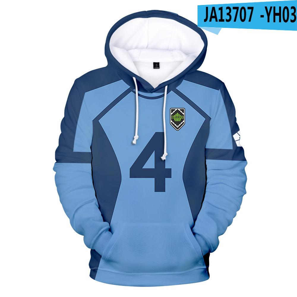 Anime BLUE Hoodies 3D Print Hoodie Men/women Long Sleeve Fashion Hooded Men Fashion Kids Hoodie Y2K Unisex Clothing