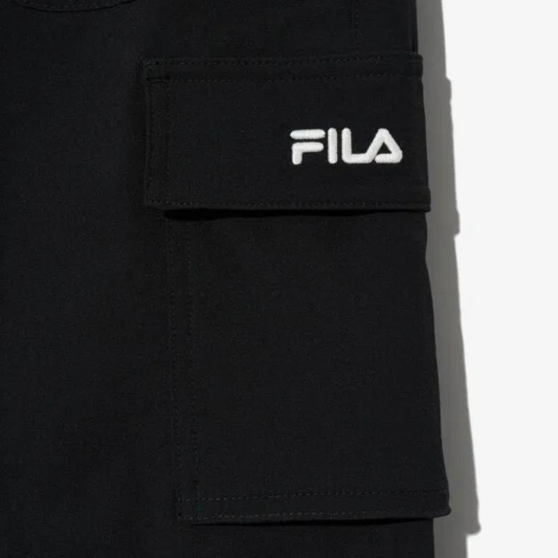 [fila Kids] Hwasum Cargo Pants  Fk2ptg3202x Blk  q0zFk2ptg3202xBlk