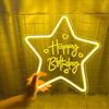 Bright LED Neons Light For Birthday Party Decors With Shatterproof Design And Energy Saving Feature