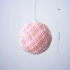 Pink Foam Christmas Ball Ornament - DIY Tree Decoration Topper