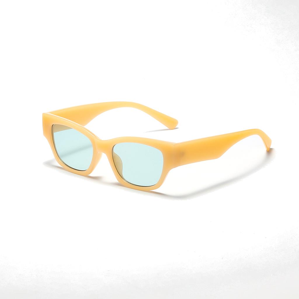 Personalized Popular Glasses Small Square Trend Cream Sunglasses Women'S Frame Color Glasses Sunglasses Men'S