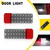 2X Clear LED Door Interior Courtesy Light White Red for Ford F150 F250 1992-1996