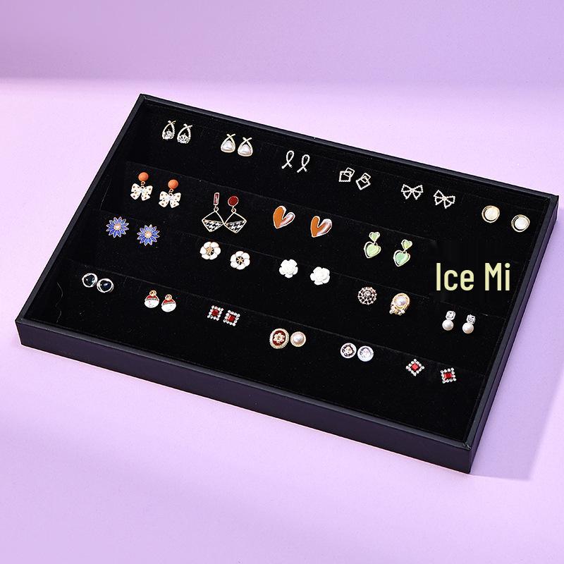 Elegant Jewelry Display Stand: Necklace, Bracelet, and Earring Storage Tray