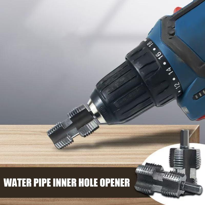 Double Head Water Pipe Inner Hole Thread Opener Water Pipe Inner Hole Threading Tool Pipes Valves Faucet Connector Bolt
