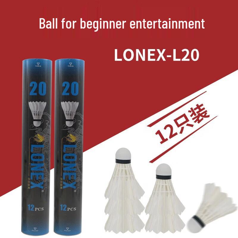 WEZHO Duck Feather Durable Badminton Shuttlecock