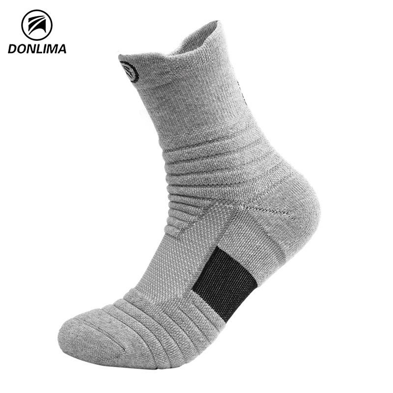 Herren Mittelhöhe Dicke Frottee Basketball- & Laufsocken - Elite Outdoor Sportsocken