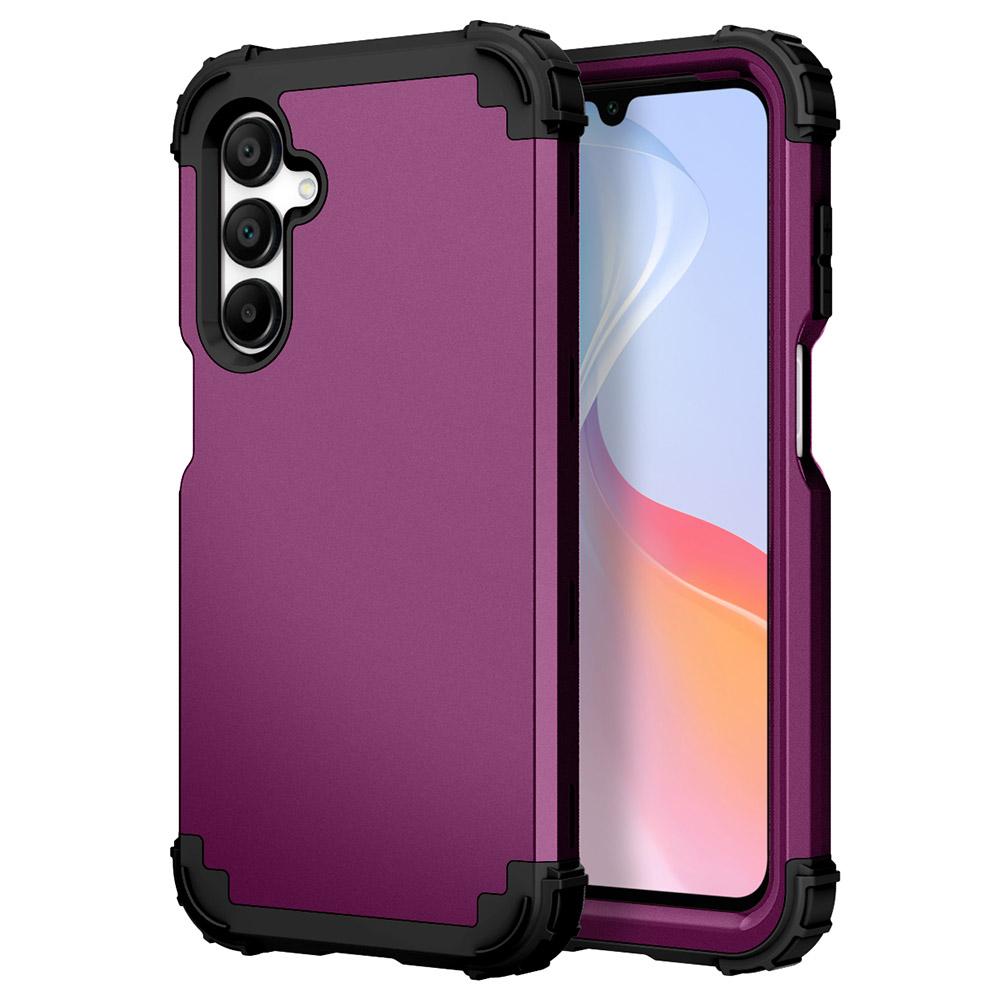 

L-Style For Samsung Galaxy A16 5G/A16 4G Case Shockproof PC+TPU Phone Back Cover Purple