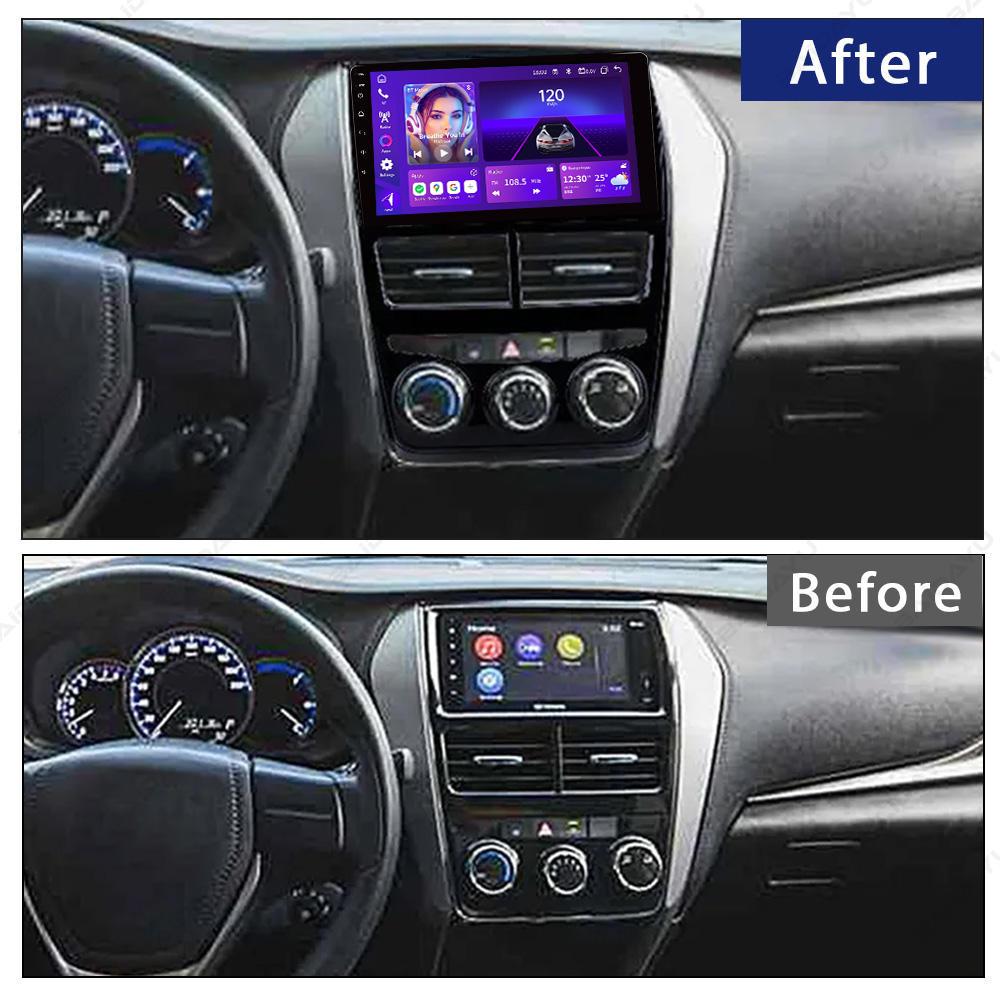For Toyota Yaris Vios 2017-2020 Navigation GPS Android Car Radio Multimedia Player Stereo wifi+4G Carplay Auto Video