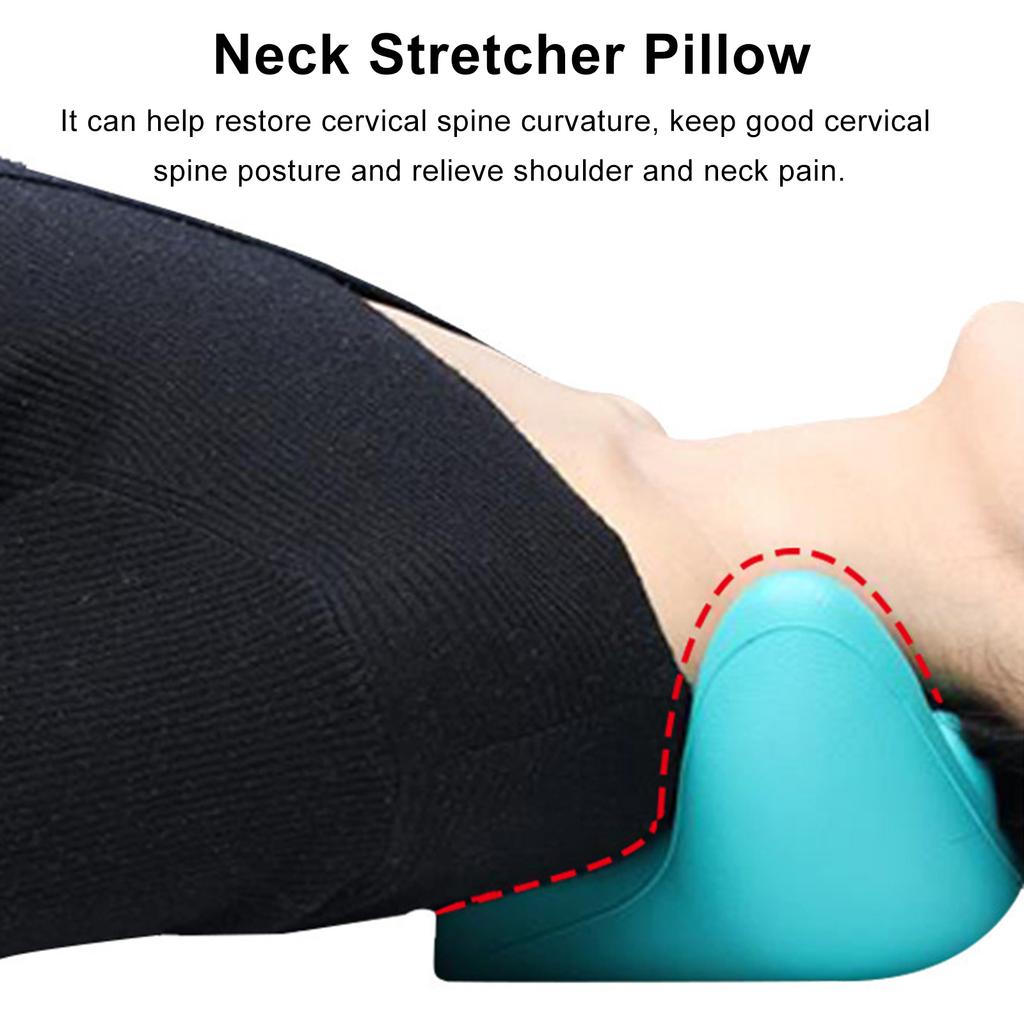 Neck Stretcher Pillow For Neck Shoulder Pain Relief Cervical Traction Device   Corrector Neck Shoulder Relaxer Massager