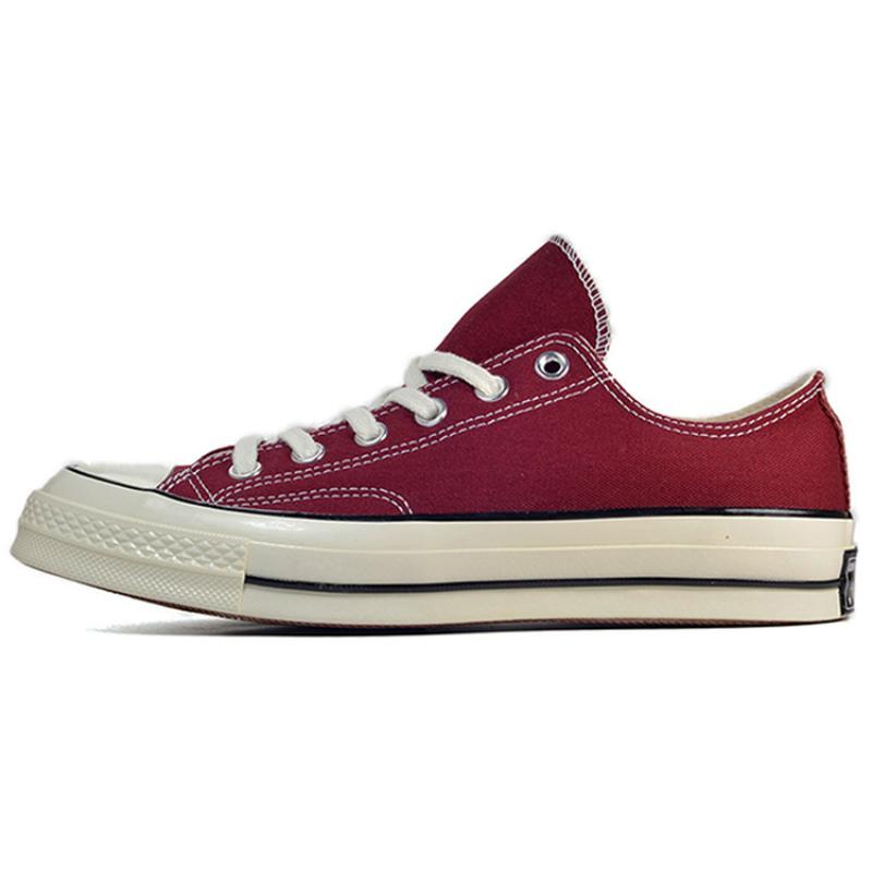 

Converse 1970s Chuck Classic Low Top casual versatile lightweight balanced low-top canvas shoes unisex burgundy 35