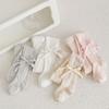 Girls Bow Pantyhose For Baby Sweet Style Princess Socks Thin Mesh Bottom Pantyhose For Girls Breathable Cute Summer