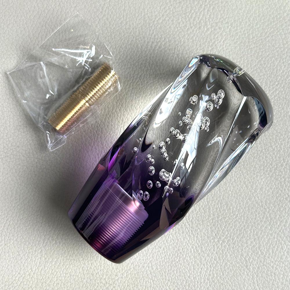 10cm 15cm Car Manual Shift Knob Gear Shifter Head Shift Knob Stick Crystal Transparent Bubble Throw Gear Shifter