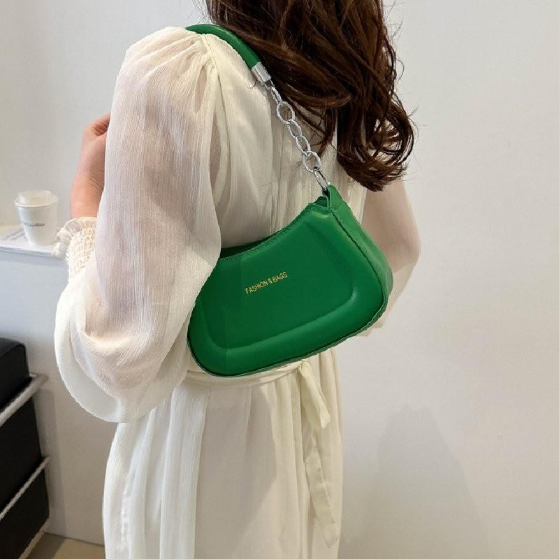 Chic Pu Leather Shoulder Bag New Design Vintage Style For Street Fashion