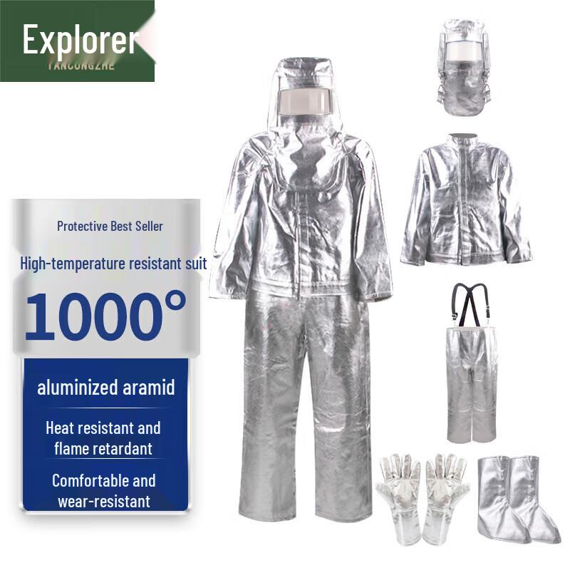 Aramid Aluminum Foil 1000°C High-Temperature Fireproof Suit