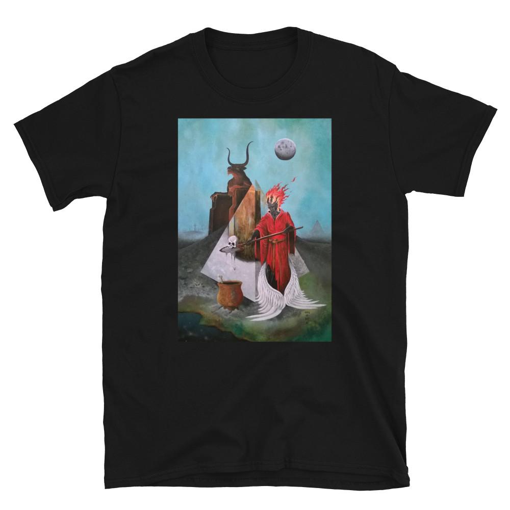 

Angel Of Moloch, Occult, Gothic, Goth Printed T-Shirt Tops Tee 3XL