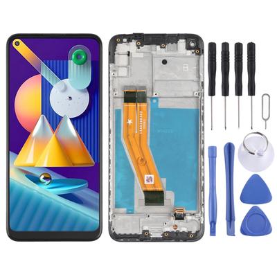 OEM-LCD-Bildschirm für Samsung Galaxy M11 Digitizer-Komplettbaugruppe mit Rahmen (US)