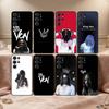Handyhülle von Rapper K-King Vons für Samsung S25, S24, S21, S22, S23, S30, Ultra, S20, FE, Lite, 10, 9, Schwarze Hülle