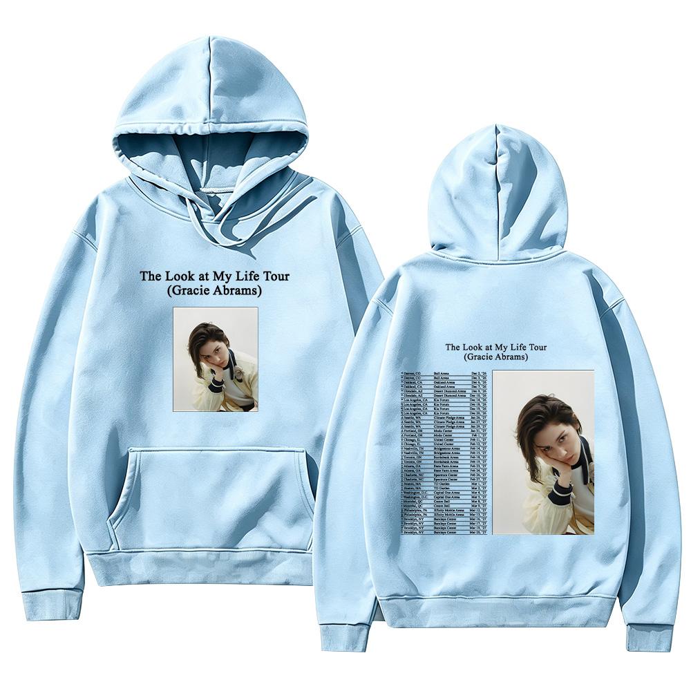 The Look At My Life Tour Gracie Abrams Hoodies Herren Damen Ästhetische Retro Sweatshirts Unisex Neu High Street Übergroße Pullover