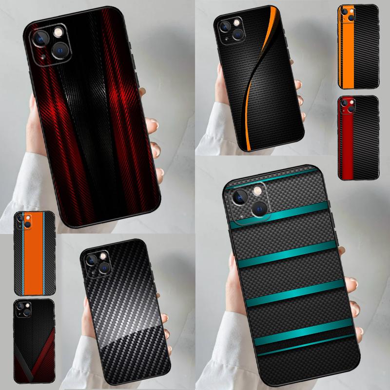 Car Carbon Fibre Pattern For OPPO Reno 7 8 Lite 8T 14F 13F 11F 12F 10 11 12 13 14 Pro OPPO Find X5 X6 X8 X9 Pro Case