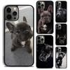 Black French Bulldog Dog Phone Case Cover For iPhone 17 Air 16 15 14 Plus 13 12 11 Pro Ma Apple Shell Coque
