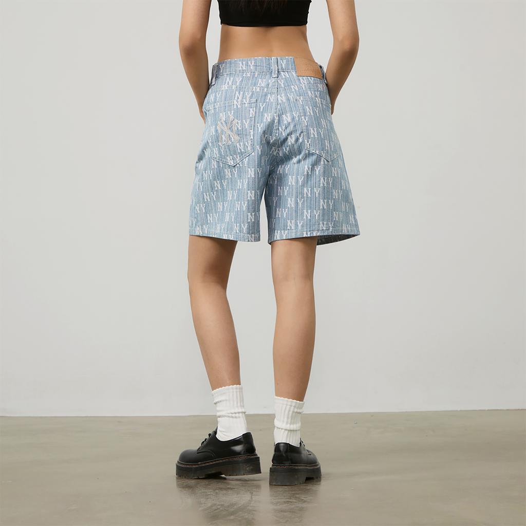 New MLB Casual Shorts Unisex Light Blue 3FDPM0243-50BLL