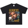 T-Shirt Kanye West, Tessuto Morbido, Casual, Uso Quotidiano