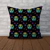 Neon Ghost Pillow Case For Car Sofa Decorative Home Doublesided Print Plush Square Throw Pillow Cushion Cover