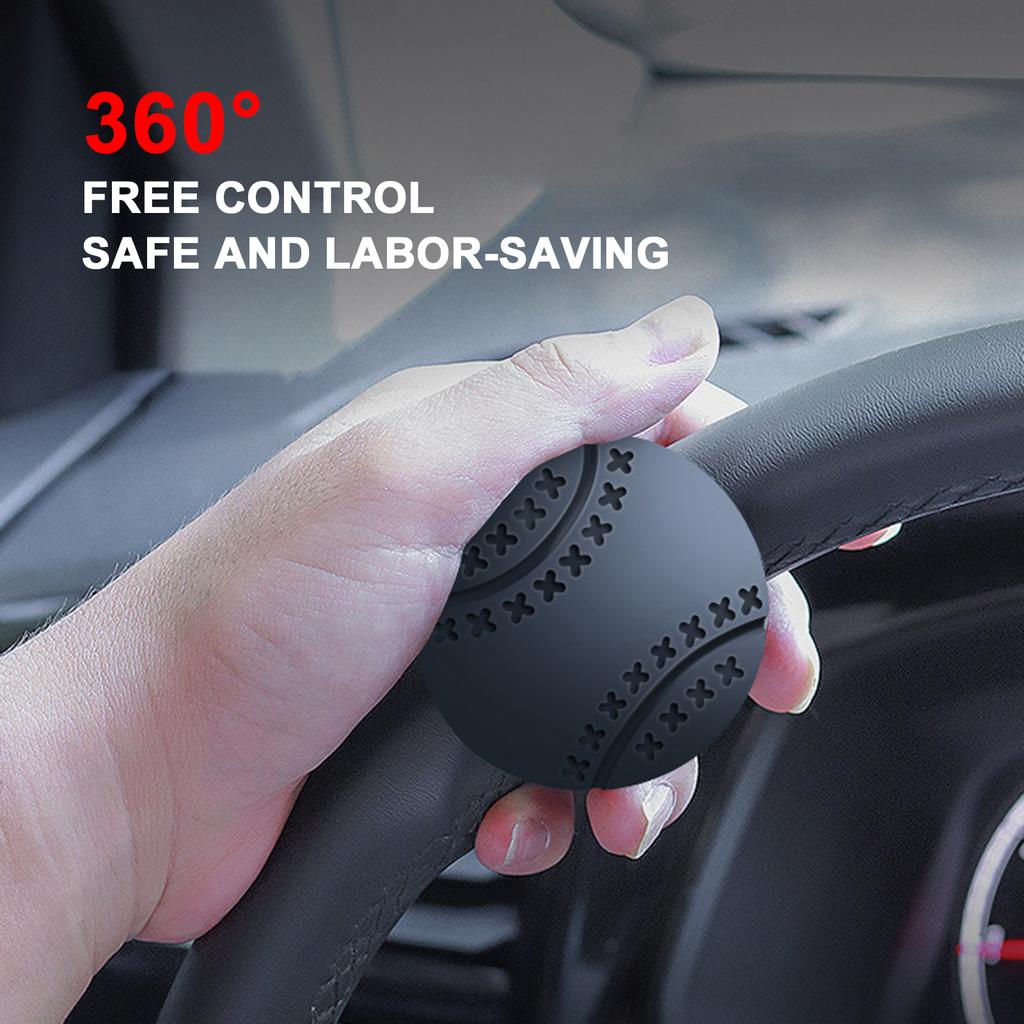 Car Steering Wheel Booster Ball Knob Auto Steering Wheel Power Steering Ball Spinner Knob For Car Truck Mower Forklift Universal