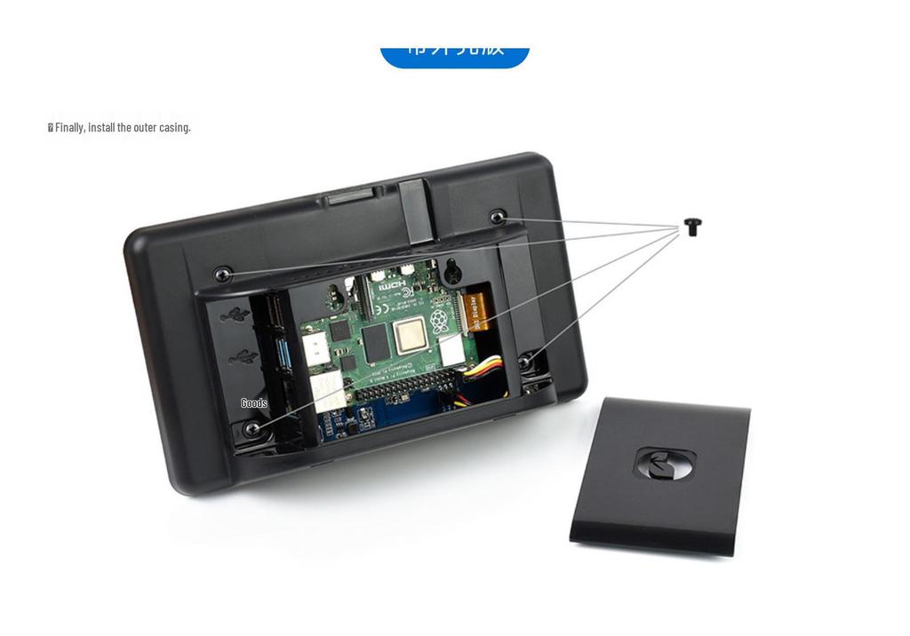 Weixue 7" IPS Touchscreen for Raspberry Pi 4, 1024x600, DSI.