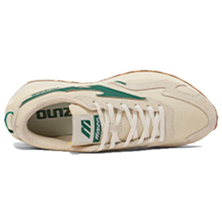 Mizuno LG 70s Retro Thick Sole Mesh Shock Absorption Non-Slip Breathable Low-Top Casual Running Shoes Unisex Sneakers Light-Green D1GH213008