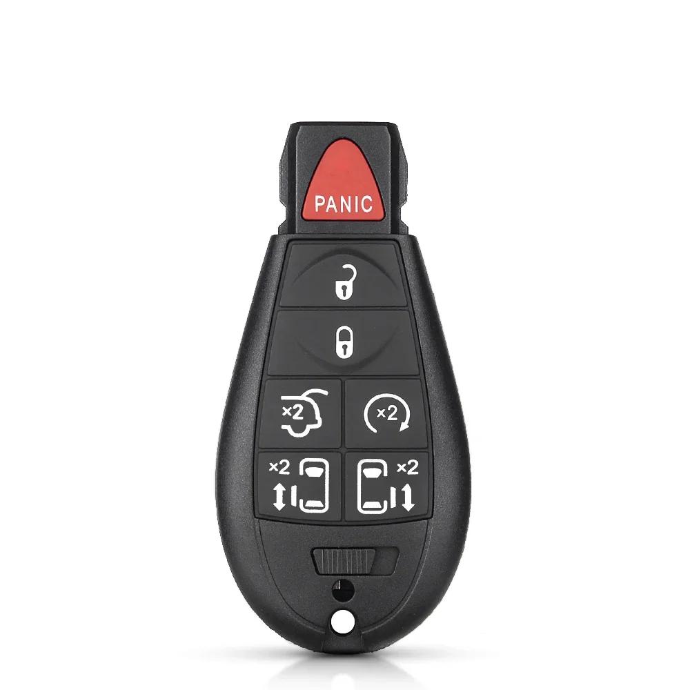3/4/5/6 Buttons For Chrysler 300C For Jeep Commende For Dodge Durango Ram Grand Caravan Cherokee Replace Key Shell Case