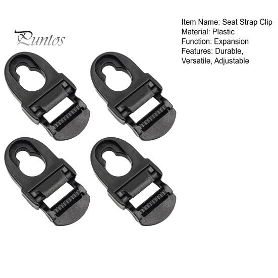 4Pcs Kayak Seat Repair Clips Seat Strap Safety Clips Kayak Accessories Kayak Seat Hooks Latches Replacement Secure Connection Snap-On Buckle