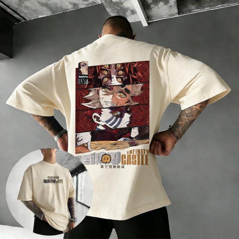 Kimetsu No Yaiba Anime T Shirt Men Women 2026 Summer Cotton Short Sleeve Tops Demon Slayer Printed Graphic Tee Casual Streetwear