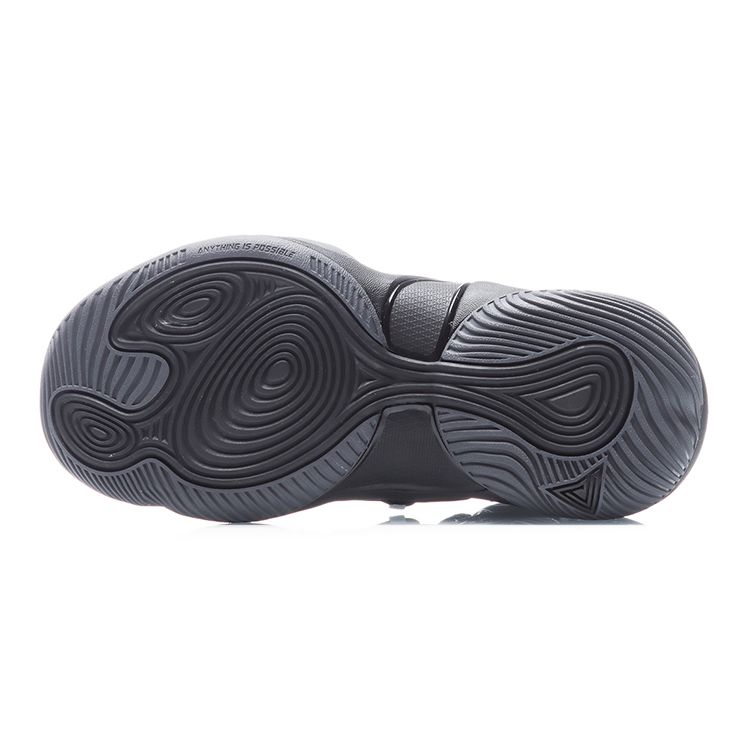 Li Ning Air Strike 6 Performance Comfortable High-Top Basketball Shoes Kids Basketball Shoes Black YKBR002-5