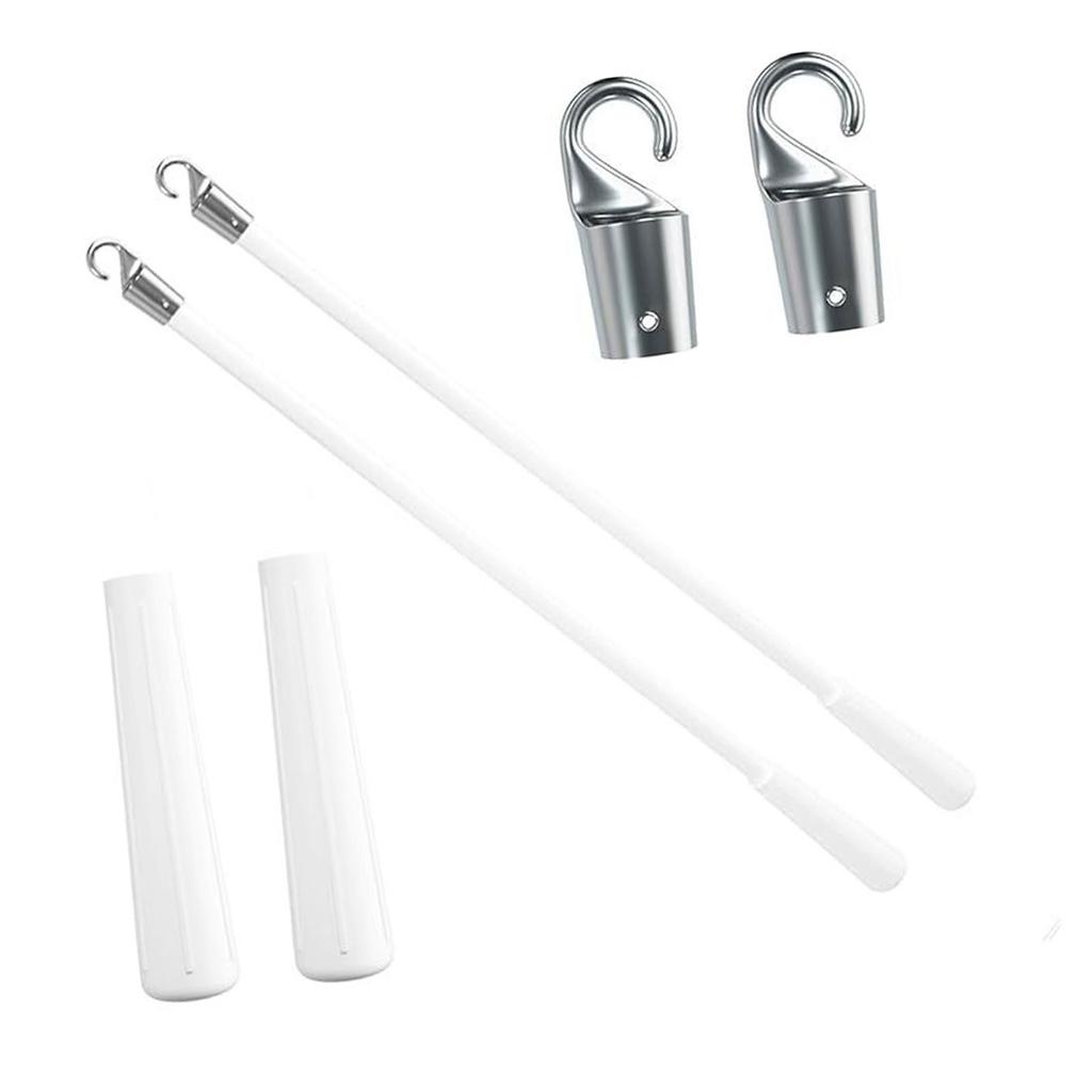 Adjustable Tilt Rods with Hook Quick Fixing Durable Fiberglass Vertical Blind Tilt Wand for Window Blinds Accessories
