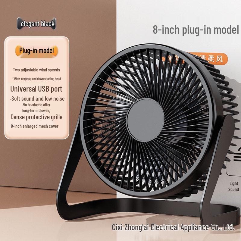Portable USB Mini Desktop Fan for Office and Dorm