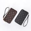 New Trendy Unisex Zipper Bag Printed Large Capacity Wallet Card Bag Change Mobile Phone Bag Long Wallet