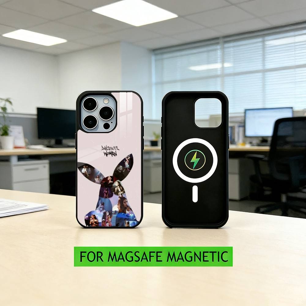 A-ariana G-grande Phone Case For iPhone17,16,15,14,13,12,11 Plus,Pro Magnetic with Magsafe Wireless Charging