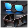 New Fashion Bamboo Wood Vintage Square Sunglasses Men Women Wooden Driving Uv400 Eyewear Luxury Brand Designer Sun Glasses