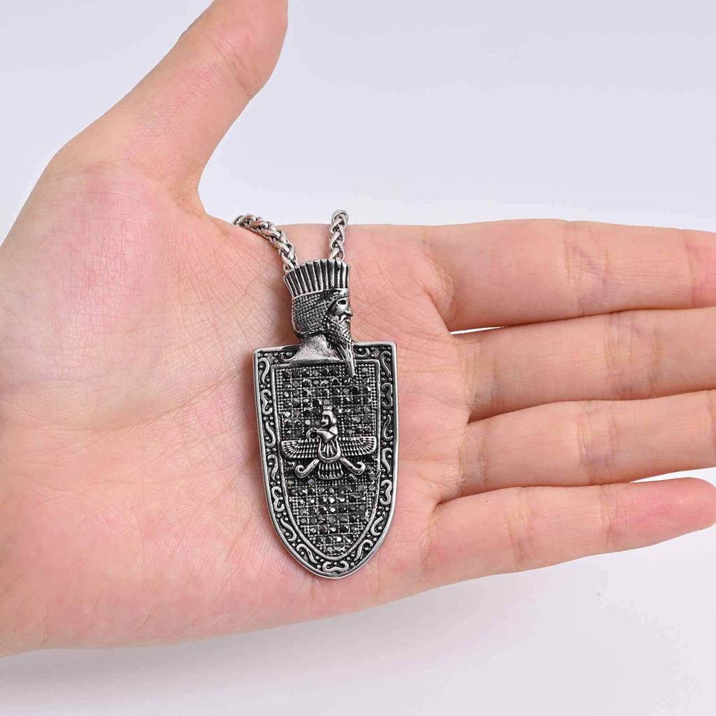 Retro Gun Black Texture Pendant: Durable Personality Hanging Ornament (PN-2261)