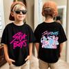 KPop Demon Hunters Saja Boys Kids T-shirts Baby Girl Boy Cartoon Short Sleeve Tops 2025 Anime Fans T-shirt Children's Clothing